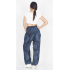 Yoga-Harembroek Large Mandala Mono blauw